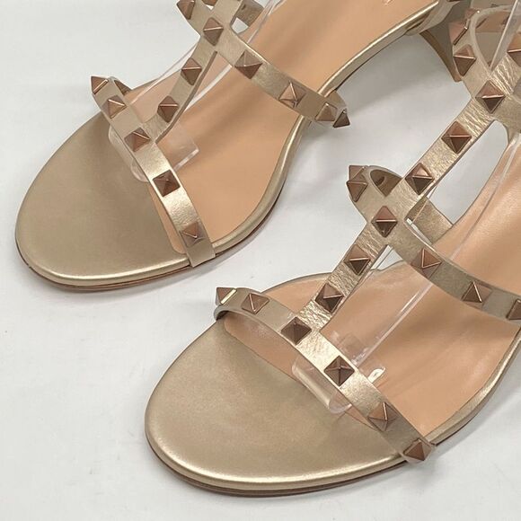 Valentino Garavani Rockstud Caged Leather Sandals size 40 - Picture 6 of 13